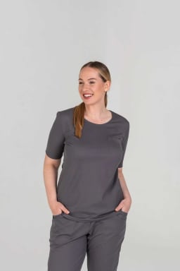 Van Laack T-Shirt 1/2 Arm MWW-S3 Platin L