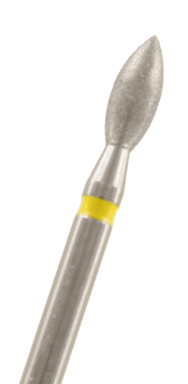 Diamant Knospe Körnung: Gelb (extra-fein, 1 Packung á 5 Stück)