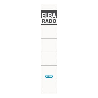 Elba binder label narrow/short self-adhesive 10 pieces white