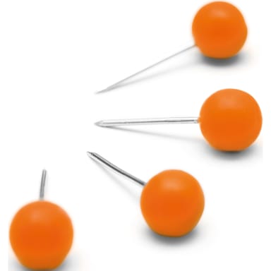 Nobo pin board pin 100 pieces orange