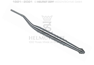 HELMUT ZEPF Osteotomie-instrument convexe Ø2,8 mm, angulair, kort