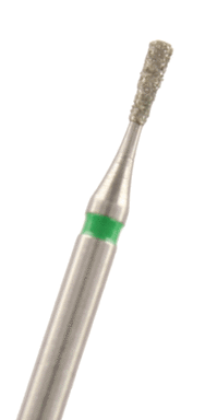 Diamant Birne lang Körnung: Grün (grob, 1 Packung á 5 Stück)