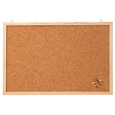 Franken cork board 60x80 cm natural frame