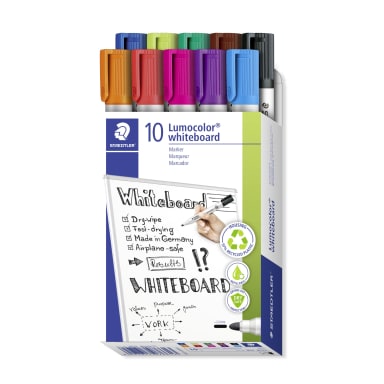 Staedtler whiteboard marker Lumocolor 10 pieces assorted