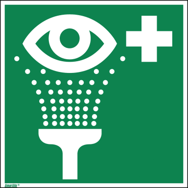 Information sign eye wash station E06 200x200 mm