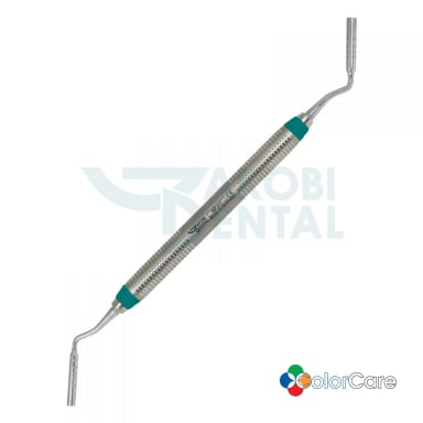 Implant. Compactor IMP-01, Ø 3.3 / 4.0mm marking: 8-11-13-15-18, stainless steel, ColorCare handle # 7, Colour: blue,