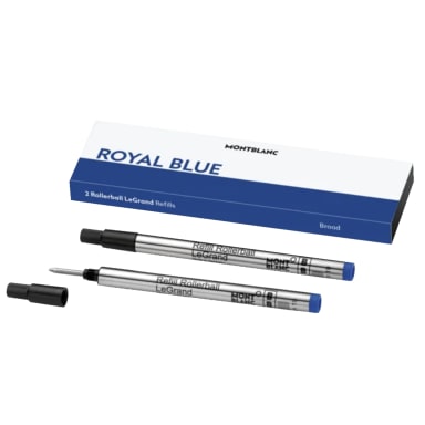 Montblanc rollerball refill LeGrand B 2 pieces royal blue