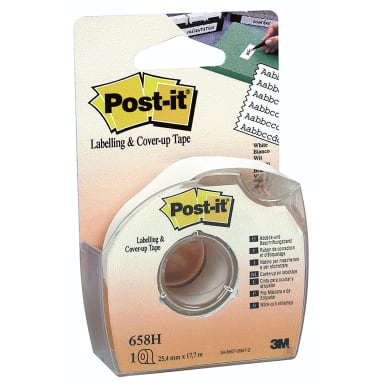 Post-it correction tape 25.4 mm x 18 m 8-line white