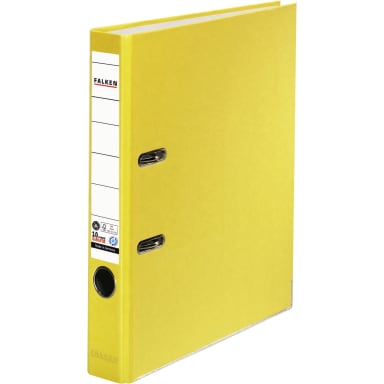 Falken ring binder Recycolor A4 50 mm paper yellow