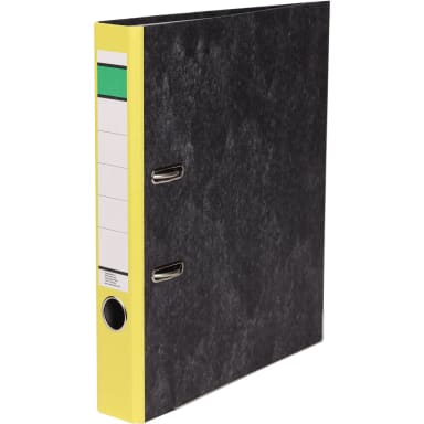 Ring binder A4 50 mm recycled board yellow