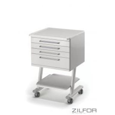 Zilfor rijdbare kastenunit RC4K met wit keramisch bovenblad