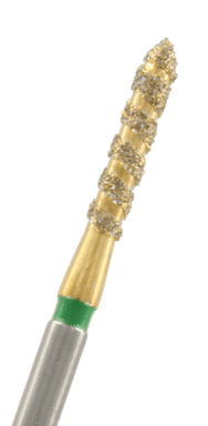 ZD-Spiral-Diamant Torpedo Körnung: Grün (grob, 1 Packung á 5 Stück)