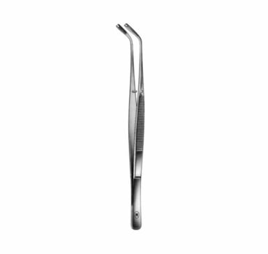 HAMMACHER Hechtpincet gebogen 150 mm Staal