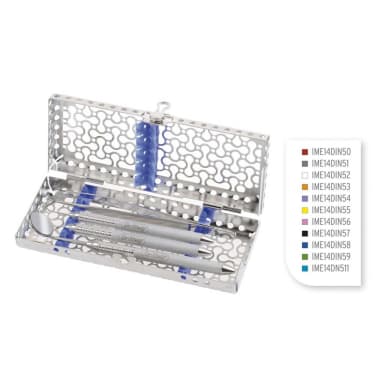 Hu-Friedy IMS Cassette Inf. 1/4 DIN 5 Instrumenten Lavares