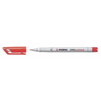 Stabilo OHP marker OHPen S 0.4 mm non-permanent red