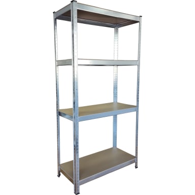 pro-bau-tec heavy-duty shelving unit 150x75x30 cm 4 shelves 100 kg