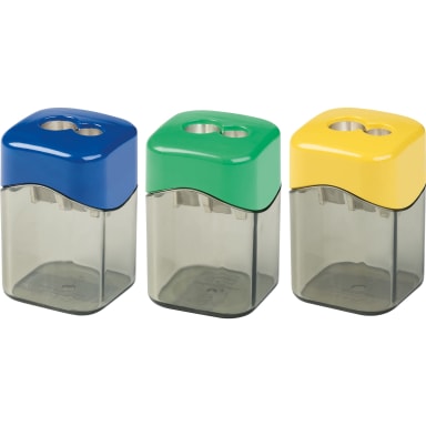 M+R canister pencil sharpener Quattro Swing Eco magnesium assorted