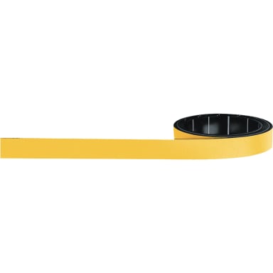 magnetoplan magnetic tape 1 m x 10 mm yellow