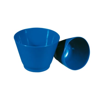 Anmischbecher blau PVC