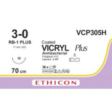 Ethicon Vicryl Plus 3-0 VCP305H, 36 Stück