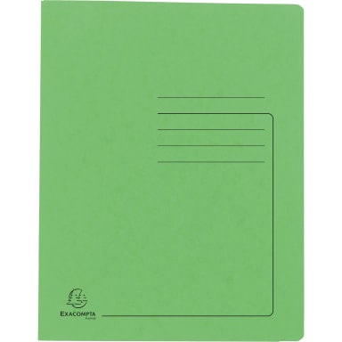 Exacompta flat file A4 cardboard light green