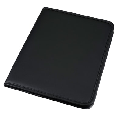 Alassio conference folder Savona A4 imitation leather black