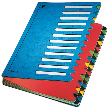 Leitz sorting folder Deskorganizer 24 compartments blue