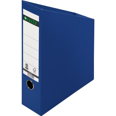 Leitz magazine file A4 76 mm hardboard recycled blue