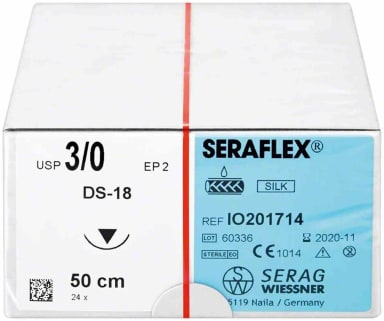 Serag Wiessner Seraflex Zwart EP1.5 HRT-17 4/0 2Dtz