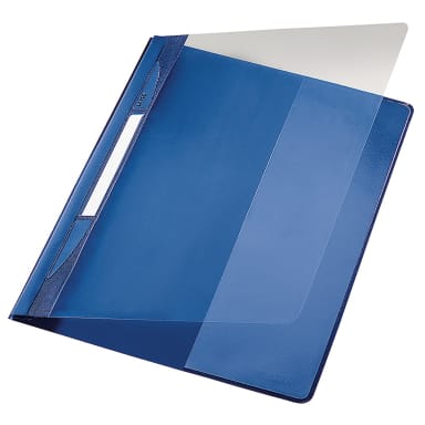 Leitz flat file A4 fold PVC blue