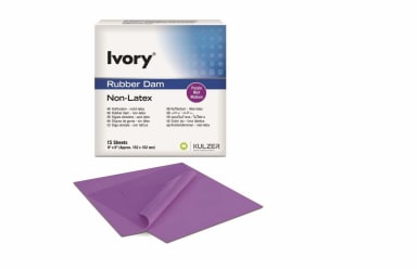 Ivory Rubber Dam Non Latex 6x6 med. 15St