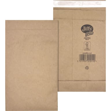 Jiffy paper-padded mailer Nr. 0 200 pieces brown