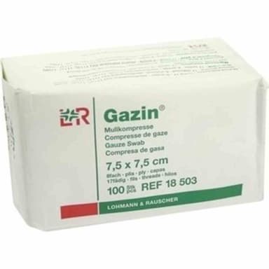 Lohmann + Rauscher Gazin Chirurgisch Kompres 7,5x7,5 cm 8F (100 stuks)