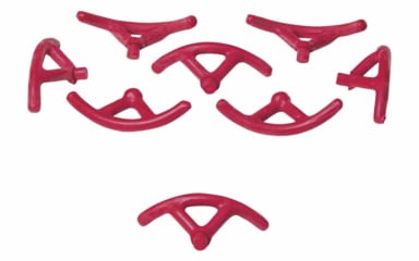 Yeti Dental IQ Driehoek Rood Gegoten Staaf 4mm (50 stuks)