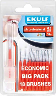 EKULF Interdental Brushes Ph Professional Red, 0,5mm