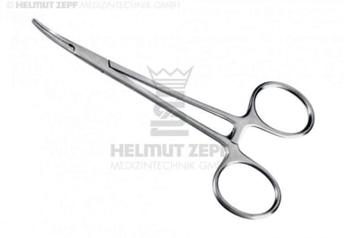 HELMUT ZEPF Slagaderklem Mug 12 cm gebogen 1x2