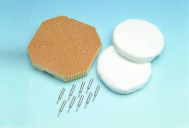 Wabenbrenngutträger Achteck 102 Set