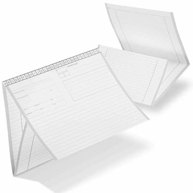 Kartei-Faltmappe A5 Medico weiß 100St
