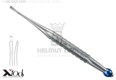 HELMUT ZEPF X-Luxa Gereedschap 7, 3,0 mm Gebogen