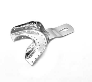 Impression Tray, Partially Dentate, Lower Jaw, Large