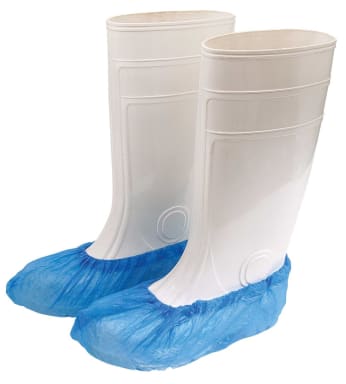 Überschuhe CPE blau 40cm 35my 2000St Krt