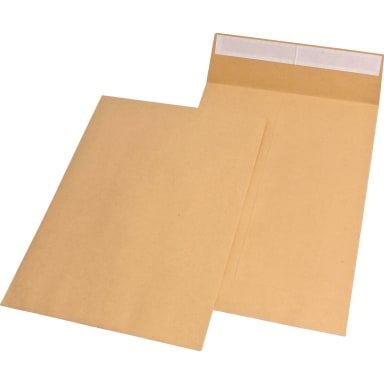 MAILmedia gusset mailing bag C4 without window peel & seal 100 pieces