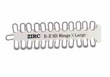 ZIRC Dental Products EZ-ID Markeerringen Xlarge Grijs (25 stuks)
