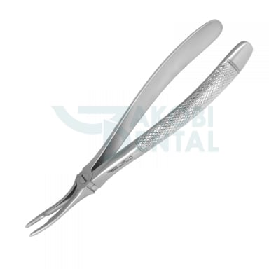 Extracting Forceps # 49, english pattern non-slip beaks, Satin Finish Design, stainless steel