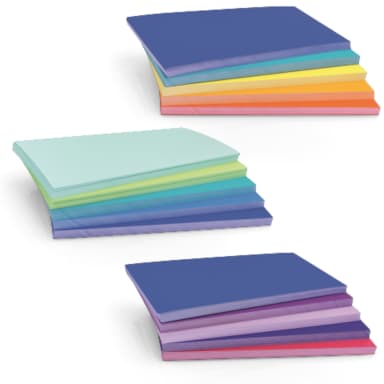 magnetoplan moderation card Set I rectangle 200x100 750 pieces assorted