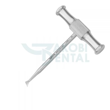 Elevator E11RX (right), handle in cross form, stainless steel 