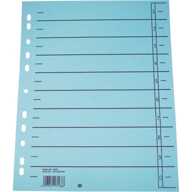 Soennecken oeco divider sheet A4 230 g cardboard 100 pieces blue
