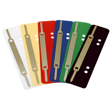 Soennecken filing strip PP metal cover strip 25 pieces black
