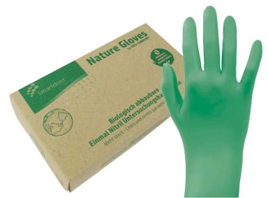 Smartdent Nature Gloves Nitrilhandschuhe Green Gr. L
