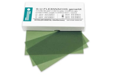SCHULER-DENTAL Flexiwas Geaderd 0,60 mm S-U (15 vellen)